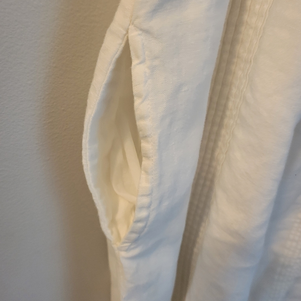GAP White Sleeveless Pintuck Cotton Shift Dress - Picture 9 of 14
